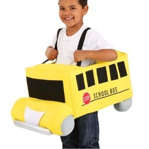 Toddler schoolbus costume !